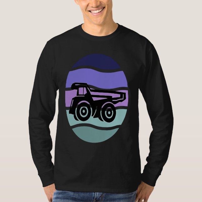 Camiseta Cool Dump Truck for Wheel Loader & Construction Ve (Anverso)