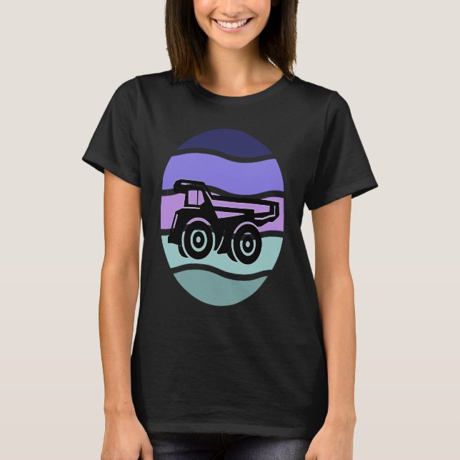 Camiseta Cool Dump Truck for Wheel Loader & Construction Ve (Anverso)