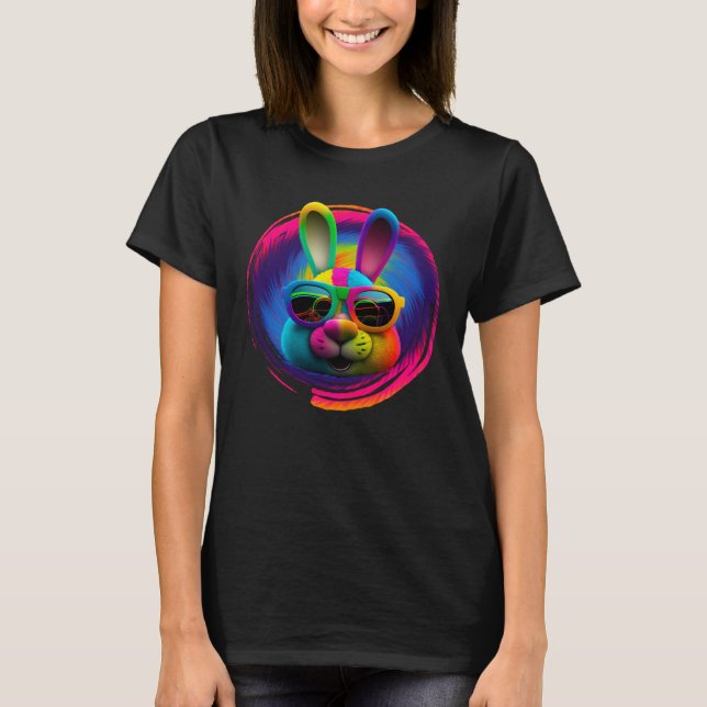 Camiseta Cool Easter Bunny Happy Easter Rabbit Easter Frien (Anverso)