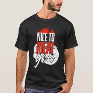 Camiseta Cool Encantado de Conocerle Carne Carniceros