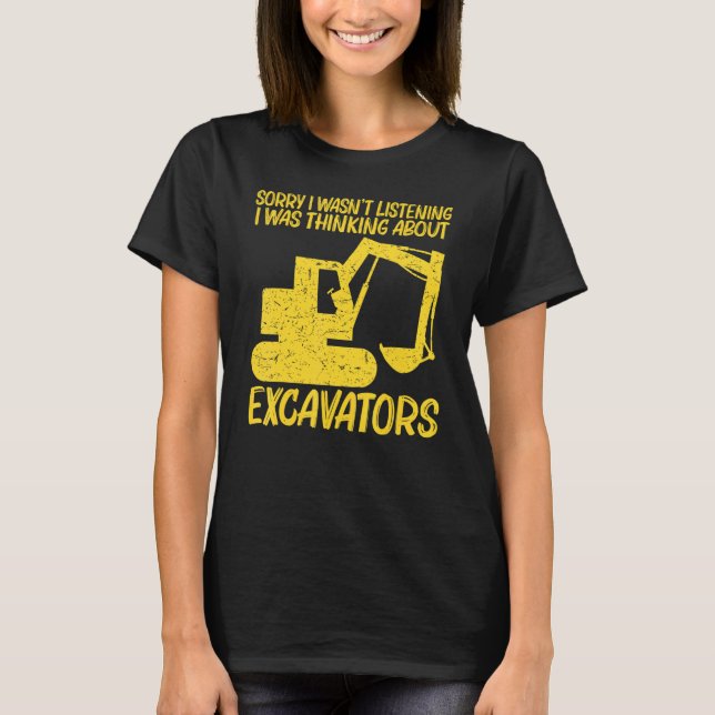 Camiseta Cool Excavator For Men Women Heavy Equipment Opera (Anverso)