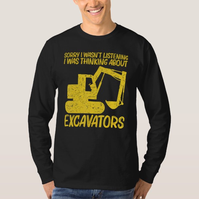 Camiseta Cool Excavator For Men Women Heavy Equipment Opera (Anverso)