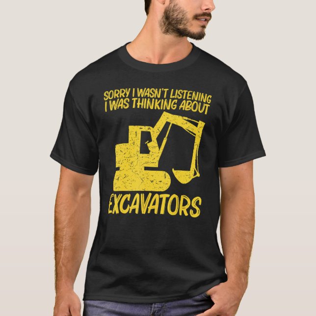 Camiseta Cool Excavator For Men Women Heavy Equipment Opera (Anverso)