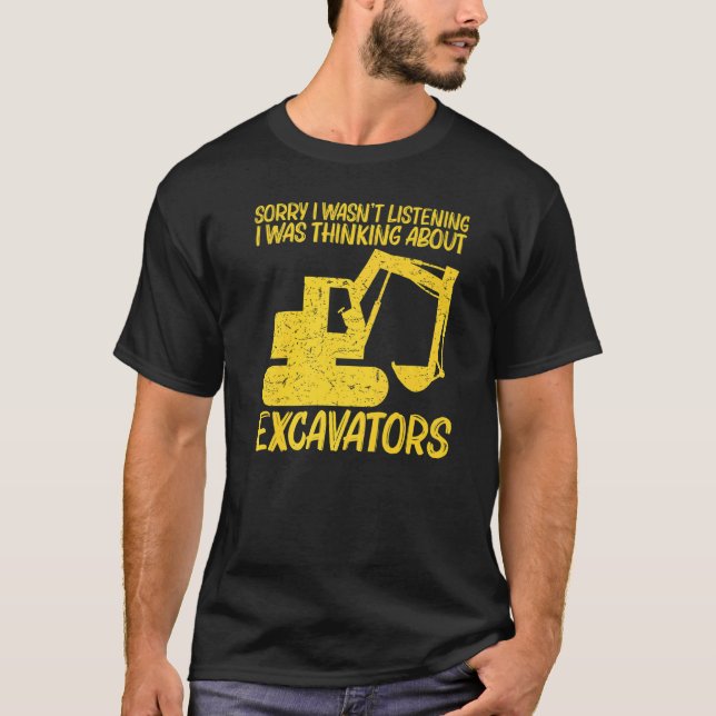 Camiseta Cool Excavator For Men Women Heavy Equipment Opera (Anverso)