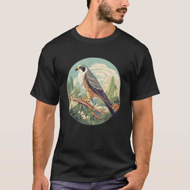 Camiseta Cool Falconry Bird in Wilderness (Anverso)