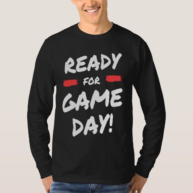 Camiseta Cool Fantasy Football Season Sunday Ready Game Day (Anverso)