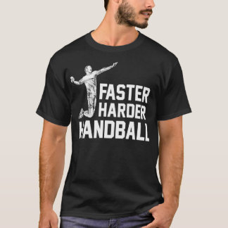 Camiseta Cool Faster Harder Handball Sports Handball Fans g