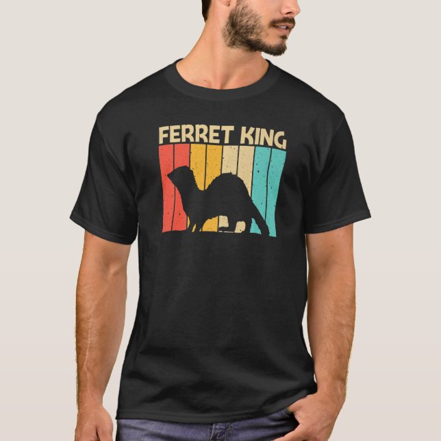 Camiseta Cool Ferret For Men Boys Dad Ferret  Pet Animal (Anverso)