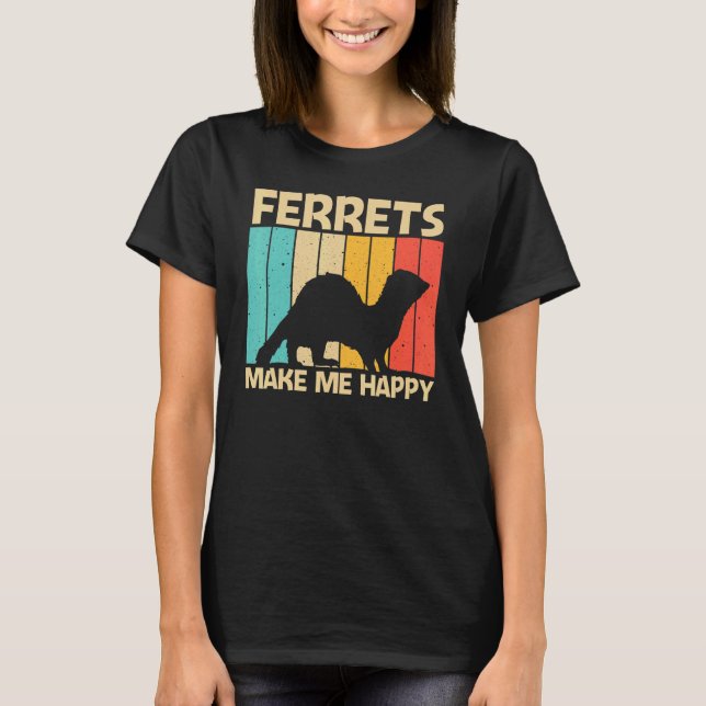 Camiseta Cool Ferret For Men Women Ferret   Pet Animal (Anverso)