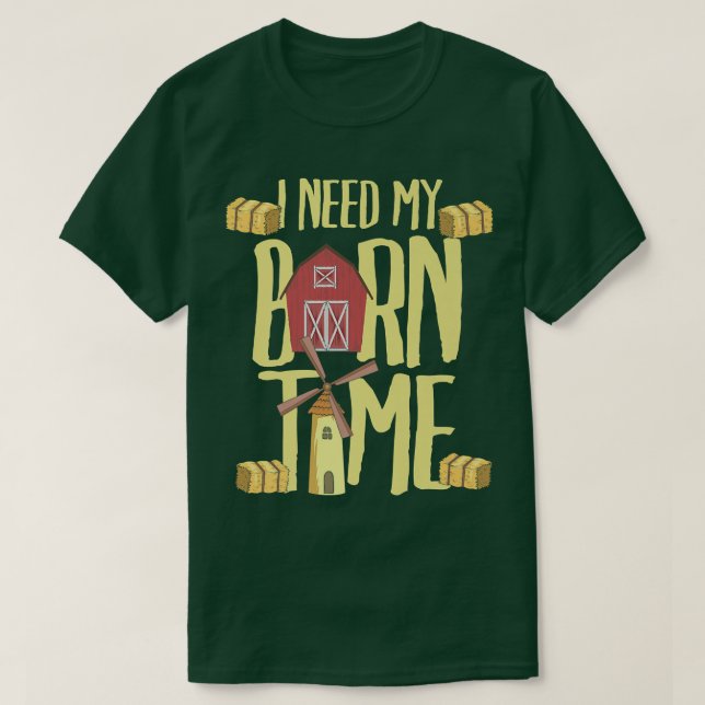 Camiseta Cool Funny Farmer Farming Barner Jokes Puns Saying (Diseño del anverso)