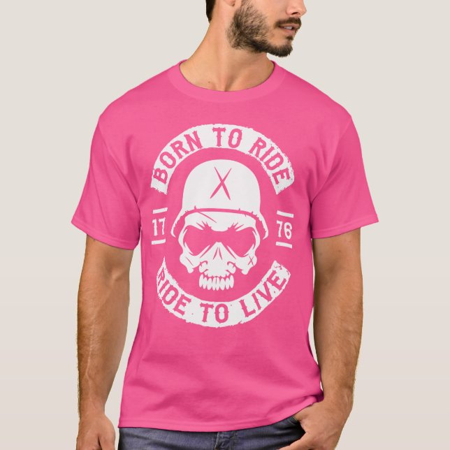 Camiseta Cool Funny Motorcycle Motorbike Biker (Anverso)