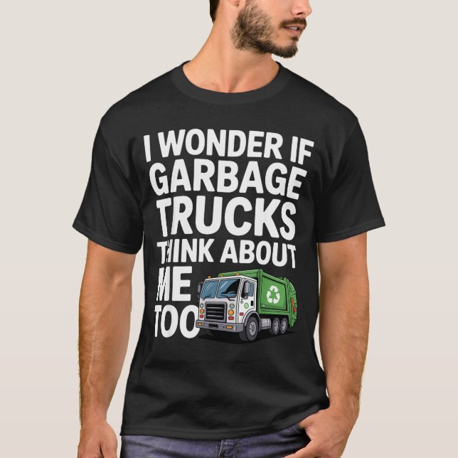 Camiseta Cool Garbage Truck Design For Men Women Trash Garb (Anverso)