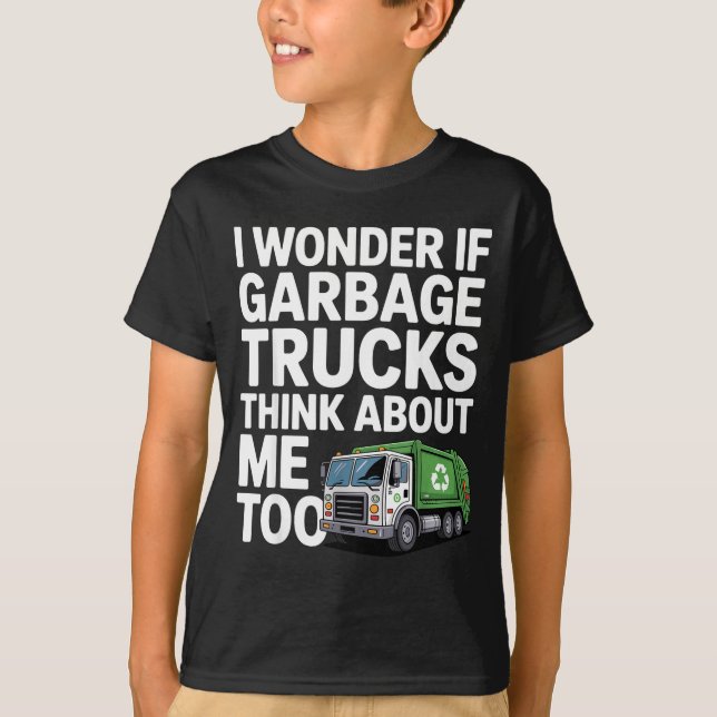 Camiseta Cool Garbage Truck Design For Men Women Trash Garb (Anverso)
