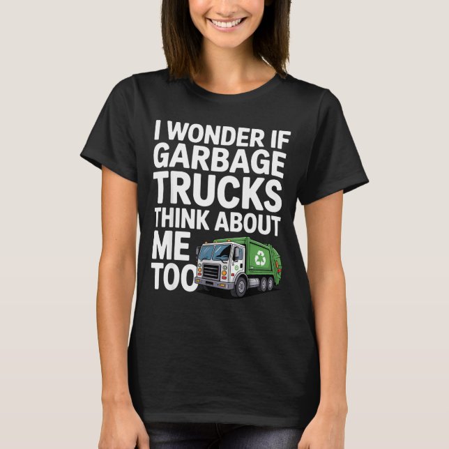 Camiseta Cool Garbage Truck Design For Men Women Trash Garb (Anverso)