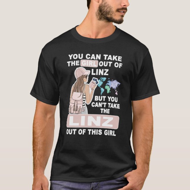 Camiseta Cool Girl from Linz City Proud Linz Girl (Anverso)