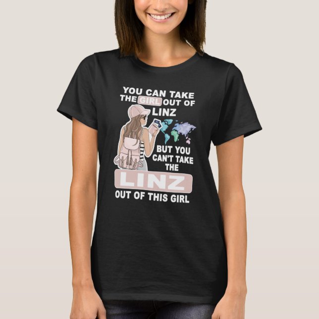 Camiseta Cool Girl from Linz City Proud Linz Girl (Anverso)