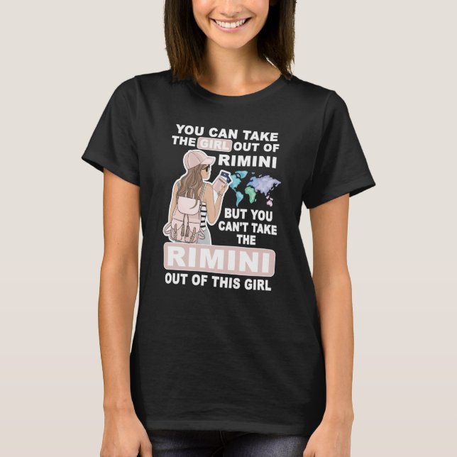 Camiseta Cool Girl from Rimini City Proud Rimini Girl (Anverso)