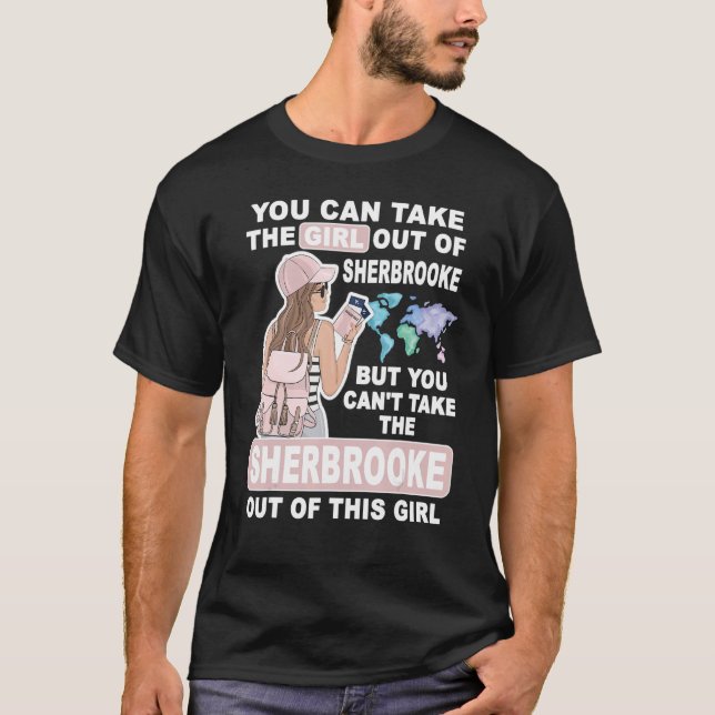 Camiseta Cool Girl from Sherbrooke City  Proud Sherbrooke G (Anverso)