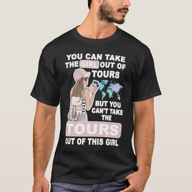 Camiseta Cool Girl from Tours City  Proud Tours Girl (Anverso)