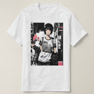 Camiseta Cool Girl Japanese Aesthetic Vaporwave Style