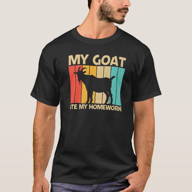 Camiseta Cool Goat For Kids Boys Goat Farmer Farming (Anverso)