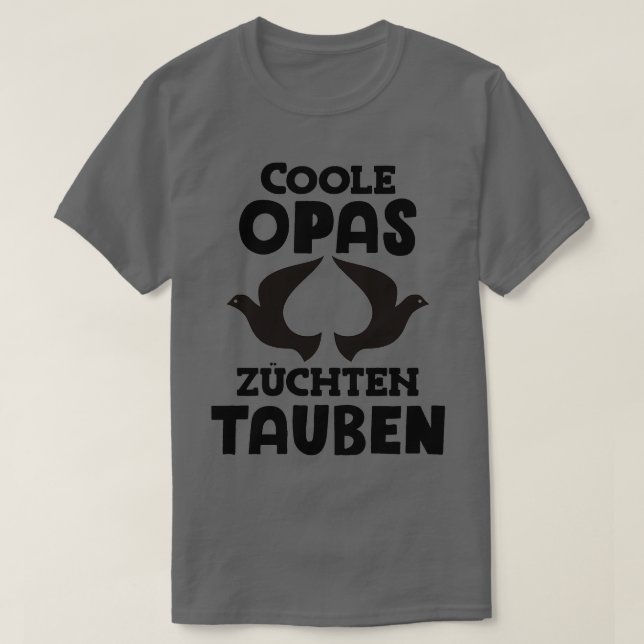 Camiseta Cool grandpas breed pigeons pigeon fanciers carrie (Diseño del anverso)