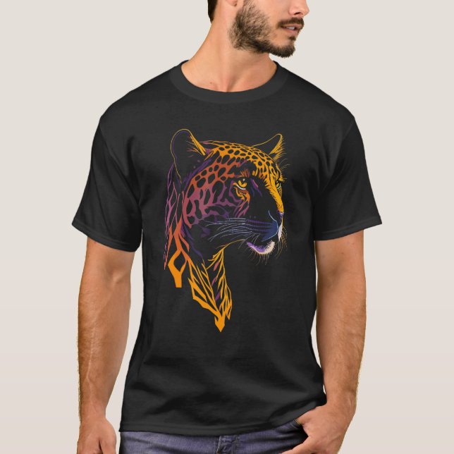 Camiseta Cool Graphic Jaguar   Panthera onca Familly Matchi (Anverso)