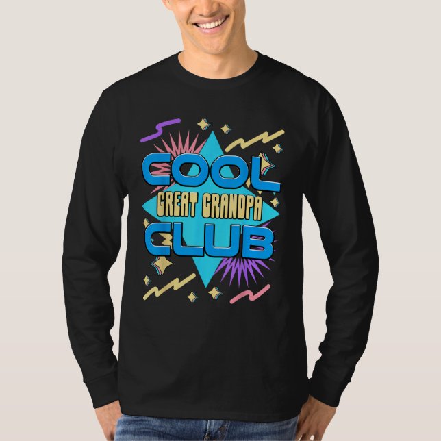 Camiseta Cool Great Grandpa Club  Great Grandpa Humor (Anverso)