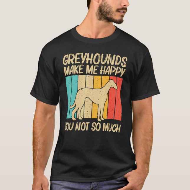 Camiseta Cool Greyhound For Men Women Sighthound Pet Dog Br (Anverso)