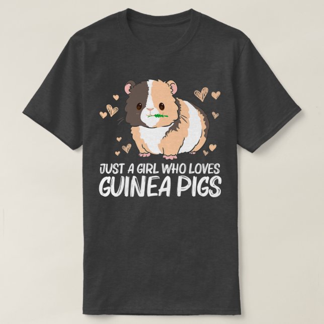 Camiseta Cool Guinea Pig For Girls Kids Wheek Fluffy Cavy P (Diseño del anverso)