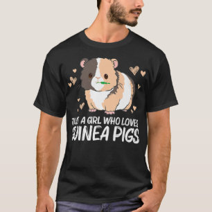Camiseta Cool Guinea Pig For Girls Kids Wheek Fluffy Cavy P