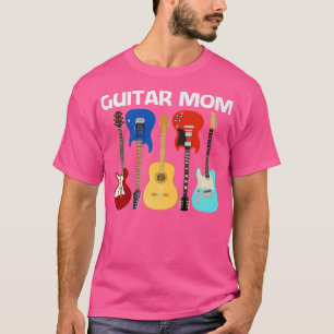 Camiseta Cool Guitar Design For Mom Mother Band Player Musi