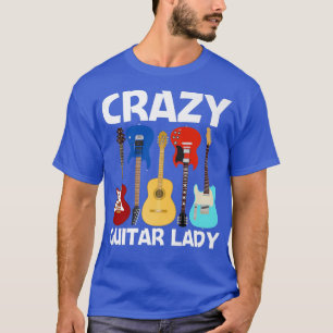 Camiseta Cool Guitar Design For Women Mom Band Player Music