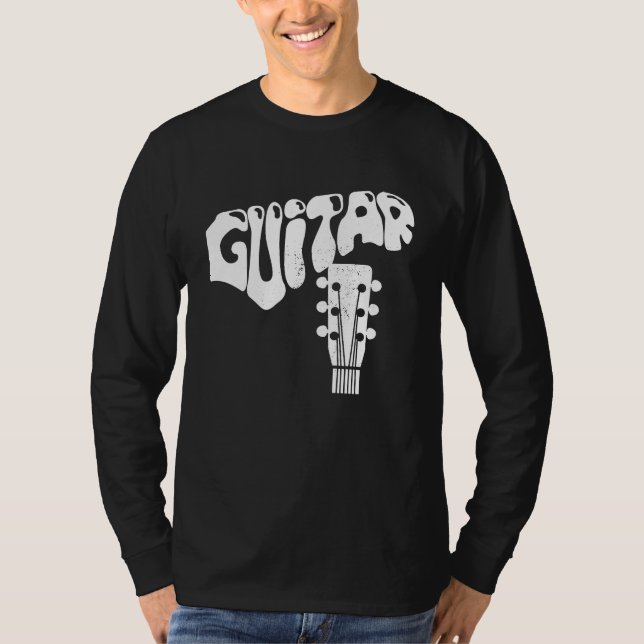 Camiseta Cool Guitar Musical Instruments Acoustic Guitarist (Anverso)