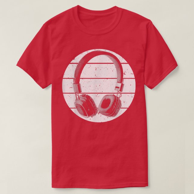 Camiseta Cool Headphones For Men Women Musician Edm Music P (Diseño del anverso)