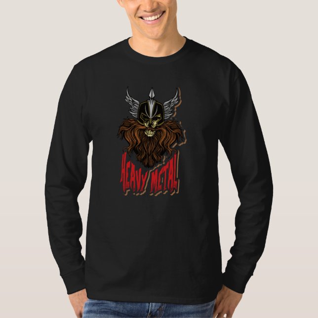 Camiseta Cool Heavy Metal Viking (Anverso)