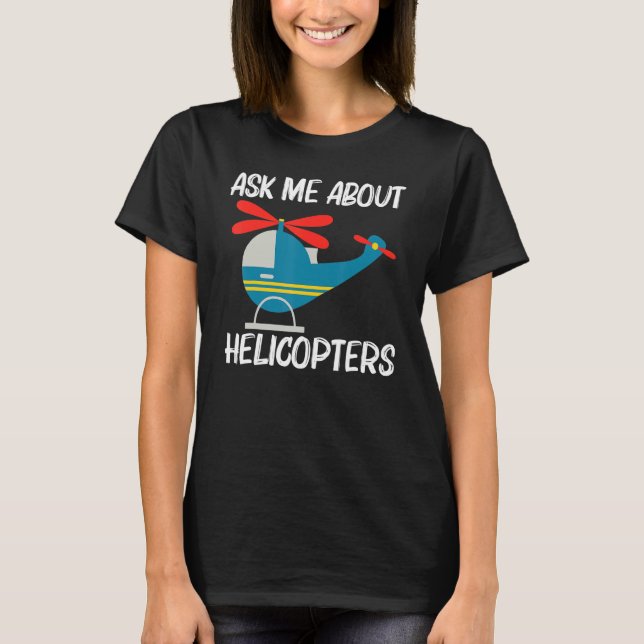 Camiseta Cool Helicopter For Men Women Aircraft Aviation Pi (Anverso)