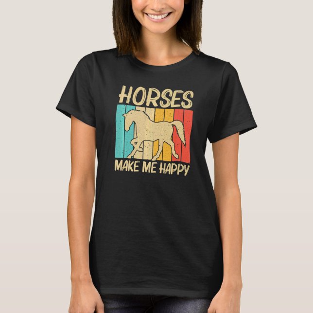 Camiseta Cool Horse For Men Women Equestrian Horseback Ridi (Anverso)