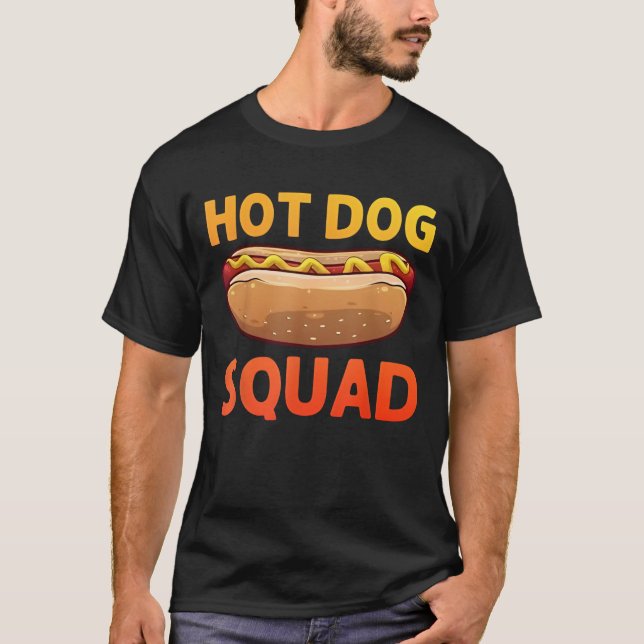 Camiseta Cool Hotdog Outfit for Men Women Adult Hotdog Hot  (Anverso)