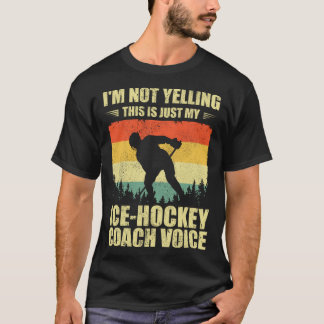 Camiseta Cool Ice Hockey Coaching For Men Women Team Ice Ho