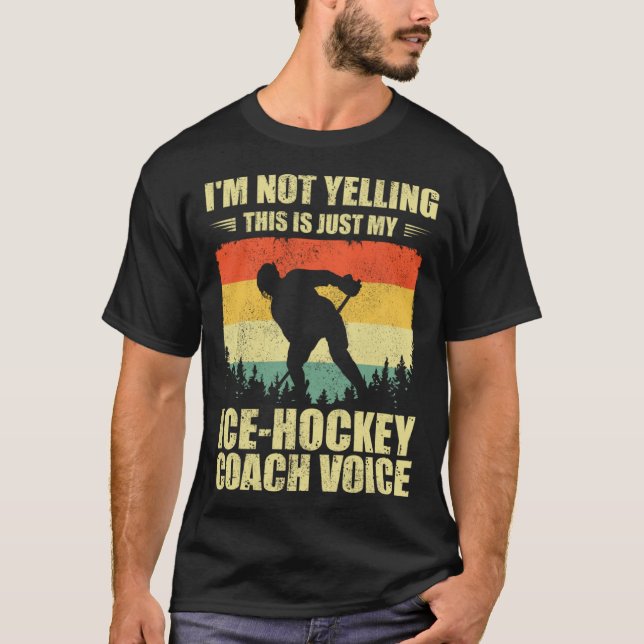 Camiseta Cool Ice Hockey Coaching For Men Women Team Ice Ho (Anverso)