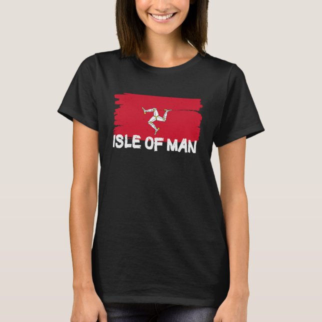Camiseta Cool Isle of Man Flag (Anverso)