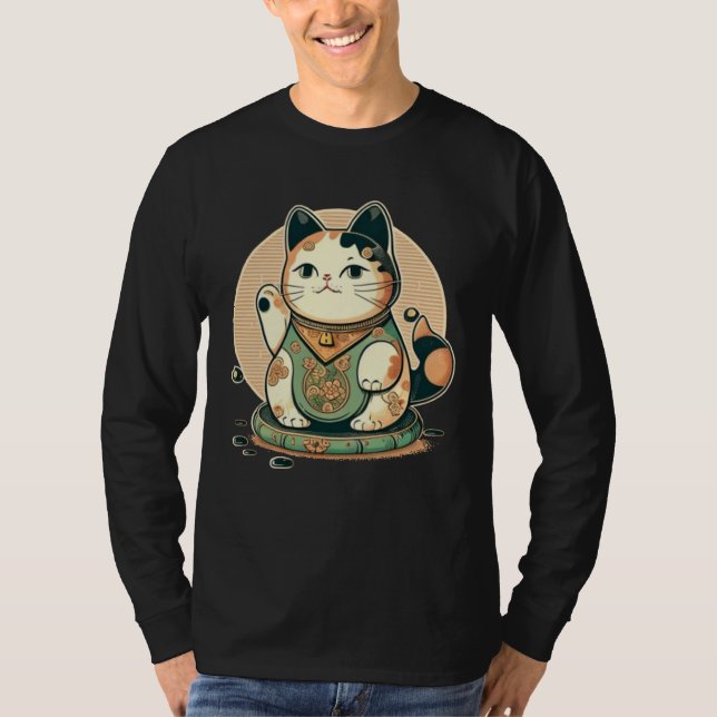 Camiseta Cool Japan Cat (Anverso)