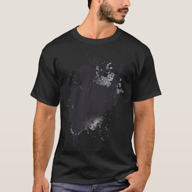 Camiseta Cool Japanese Artwork Samurai Warrior Ink Style (Anverso)