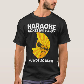 Camiseta Cool Karaoke For Men Women Singer Karaoke Machine 