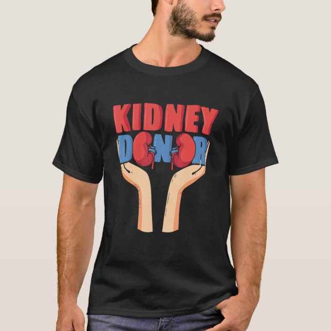 Camiseta Cool Kidney Donor Organ Donation Awareness (Anverso)
