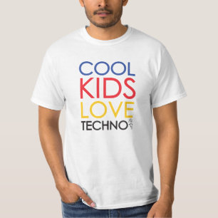 Camiseta Cool Kids Love Techno Shirt
