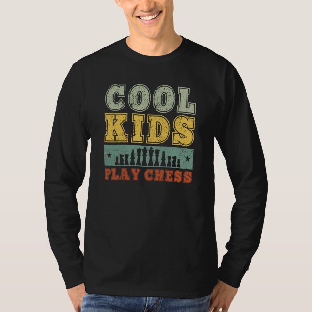 Camiseta Cool Kids Play Chess Player For Chess  Boys  2 (Anverso)