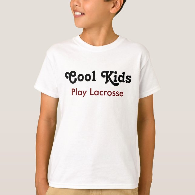 Camiseta Cool Kids Play Lacrosse (Anverso)
