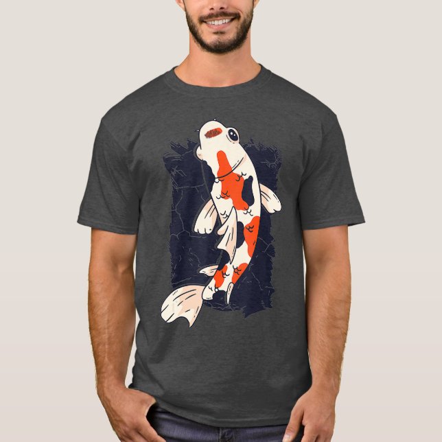 Camiseta Cool Koi Fish Fisherman Beautiful Koi Fish (Anverso)